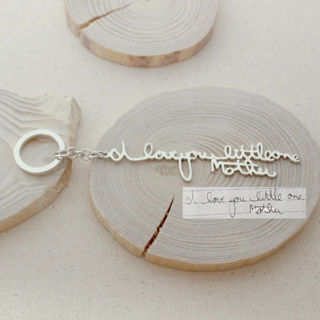 Keep Their Words Close: Custom Handwriting Keychain